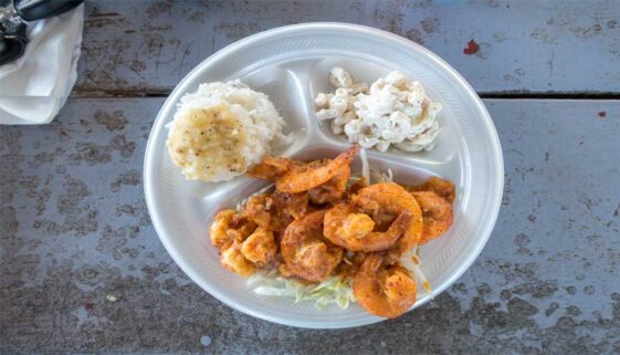 Hawaiian Mac Salad Plate Lunch